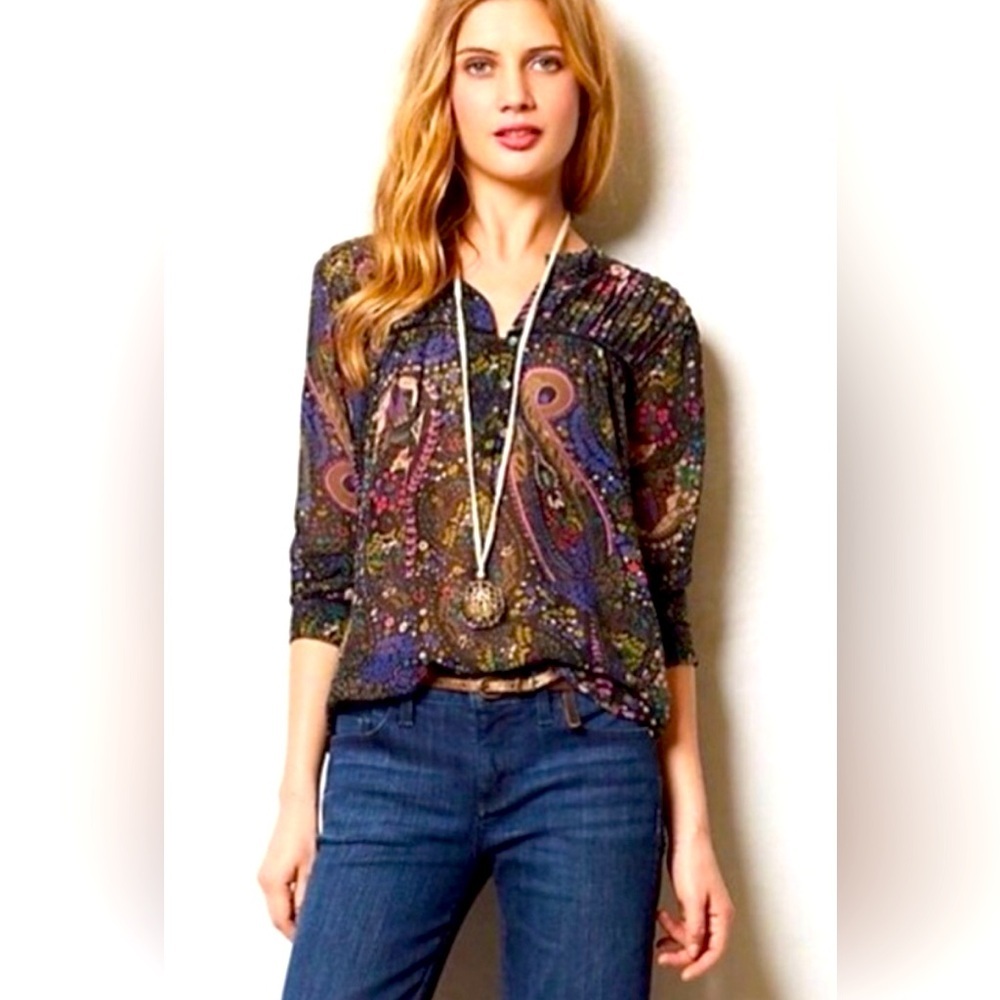 Dolan Odessa Paisley Blouse​